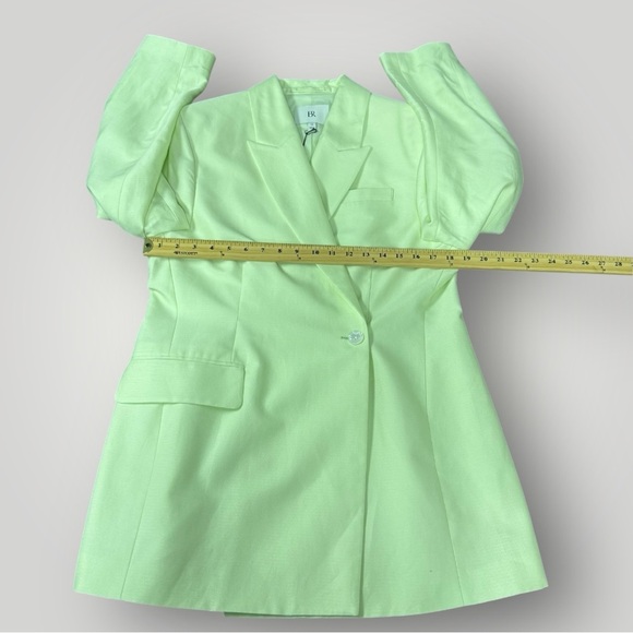 BANANA REPUBLIC HOURGLASS (NWT ITALIAN VISCOSE-LINEN BLAZER Sz 12 - Picture 11 of 16